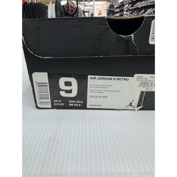 Size 9 - 2014 Air Jordan 9 Retro Barons 302370-106